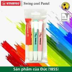 Bộ 3 Bút Dạ quang STABILO swing cool/Pastel