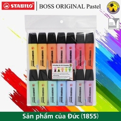 Bộ 14 cây bút dạ quang STABILO BOSS ORIGINAL Pastel (HLP70-C14)