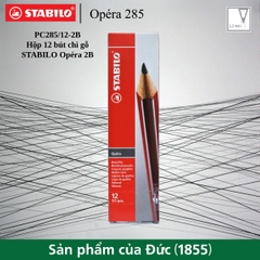 Hộp 12 cây bút chì gỗ STABILO Opéra 2B