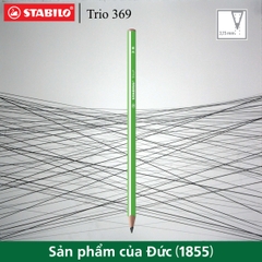 Bút chì gỗ STABILO Trio 369 2B thân tam giác sọc PC369