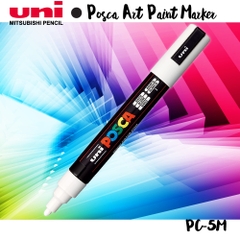 Bút nghệ thuật uni POSCA 1.8-2.5mm (PC5M)