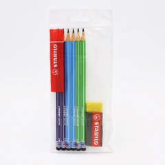 Bộ 6 bút chì gỗ STABILO Pencil 68 2B