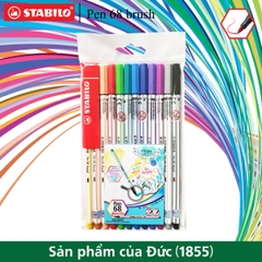 Bộ 12 bút lông màu STABILO Pen 68 brush