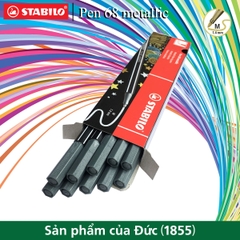 Hộp 10 Bút lông nhũ STABILO Pen 68 metallic (PNM68/10)