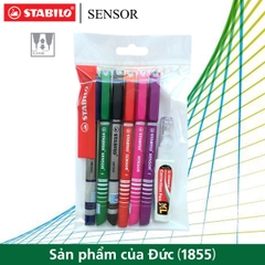 Bộ 6 bút kim STABILO SENSOR F 0.3mm