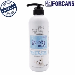 White coat ForBis 550ml - Dầu gội lông trắng