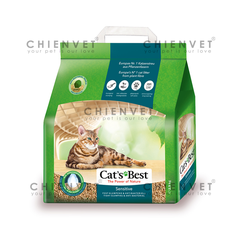 Cát vệ sinh hữu cơ cho mèo vón cục siêu thấm hút và kháng khuẩn Cat’s Best Sensitive 2.9kg