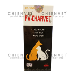 FV Charvet 50ml - Thuốc trị đầy hơi, ngộ độc, tiêu chảy cho chó mèo