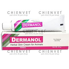 Dermanol 25g - kem bôi trị nấm, viêm da, vảy gầu cho chó mèo