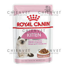 Pate cho mèo con - Kitten instinctive Gravy 85G (Hộp 12 gói)