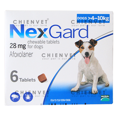NexGard for dog 4-10kg. Thuốc phòng và trị ve, bọ chét trên chó 4-10kg