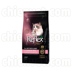 Reflex Plus Mother & Baby vị thịt cừu 1.5kg - Thức ăn cho mèo mẹ và mèo con