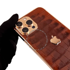 iPhone 13 Pro Max Gold Alligator