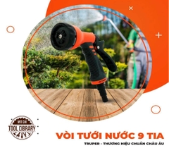 Vòi Xịt 9 Tia Chuẩn Châu Âu - TRUPER