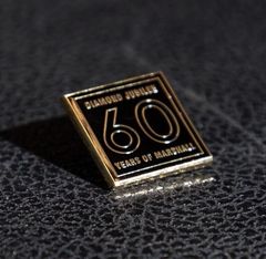 60TH ANNIVERSARY ENAMEL PIN