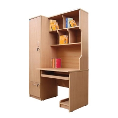 Bàn Học Liền Giá Sách BK406