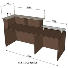 Quầy Lễ Tân QLT104