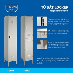 Tủ Locker 2 Cánh Dài TU991-2K