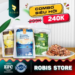 [COMBO HEALTHY 02]  2 Gói THANH GẠO LỨT 500gr dinh dưỡng Robis