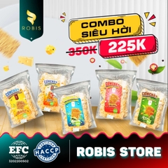 [COMBO ĐỒNG QUÊ] 5 Gói CƠM CHÁY 250GR 5 vị siu ngon.