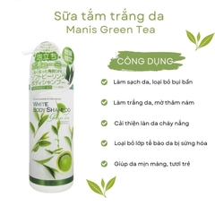 Sữa Tắm Trắng Da White Body Shampoo Manis Trà Xanh