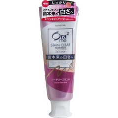 Kem Đánh Răng Sunstar Ora2 Stain Clear Hương Đào 130g