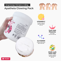 Kem ủ trắng da Apatheia Glowing Pack 500g