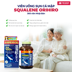Viên Uống Sụn Cá Mập Squalene Orihiro 360 viên