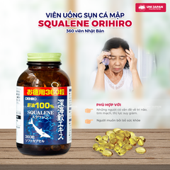 Viên Uống Sụn Cá Mập Squalene Orihiro 360 viên