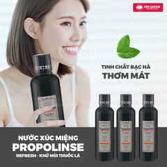 Nước súc miệng Propolinse Refresh- Khử Mùi Thuốc Lá