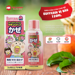 Siro trị cảm cúm Bufferin vị đào 120ml