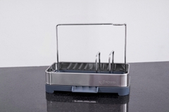 Giá đựng đồ rửa chén bằng inox có khay hứng, thoát nước Kaiyo