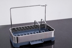 Giá đựng đồ rửa chén bằng inox có khay hứng, thoát nước Kaiyo