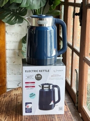 Ấm siêu tốc 2 lớp cool touch 2L Kaiyo màu xanh navy