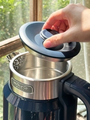 Ấm siêu tốc 2 lớp cool touch 2L Kaiyo màu xanh navy