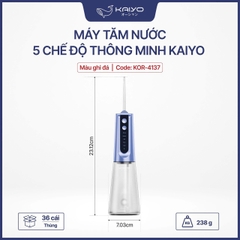 Máy Tăm nước 5 chế độ thông minh Kaiyo màu ghi, model KOR-415