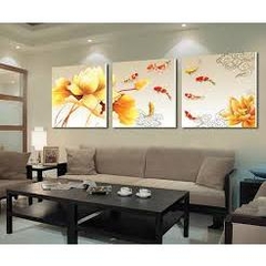 Tranh sơn dầu hiện đại SD26( kích thước 120x40cm)