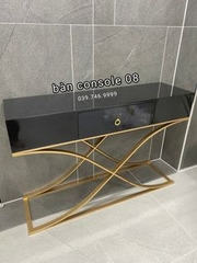 Bàn Console chữ nhật có tủ ngăn kéo CS11