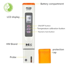 Bút đo PH và nhiệt điện nước - PH80 Đo ph nước