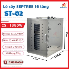 Lò sấy 16 tầng Septree