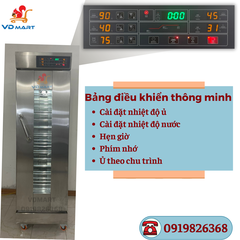 Bảng điều khiển tủ ủ 15 khay Mixer Mf15A