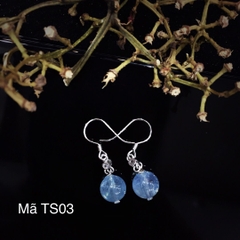 Khuyên Tai Tú Cầu Aquamarine