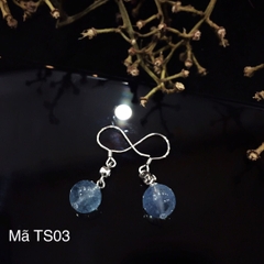 Khuyên Tai Tú Cầu Aquamarine