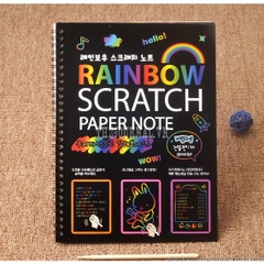 Sổ Scratch note rainbow