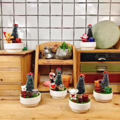 QUÀ NOEL - CHẬU CÂY THÔNG NHỎ DECOR