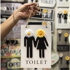 BẢNG GỖ TOILET HANDMADE - TRANG TRÍ QUÁN CÀ PHÊ