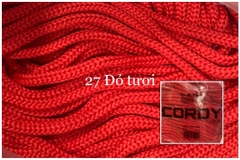 Sợi Cordy Maxi Craft Yarn trơn túi 330g khoảng 130m