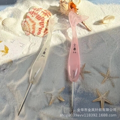 Kim móc Jinlan cán nhựa hình đuôi cá