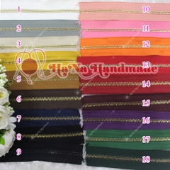 Đoạn Dây Kéo Răng 5( chưa gồm đầu kéo và chặn kéo): LOẠI 1 CHIỀU