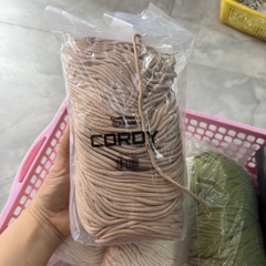 Sợi Cordy Maxi Craft Yarn trơn túi 330g khoảng 130m